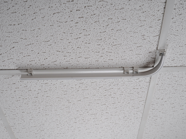 Flextrack, How To Hang Curtain From Drop Ceiling